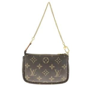 Louis Vuitton Monogram Mini Pochettes Accessories w/ dustbag & COA